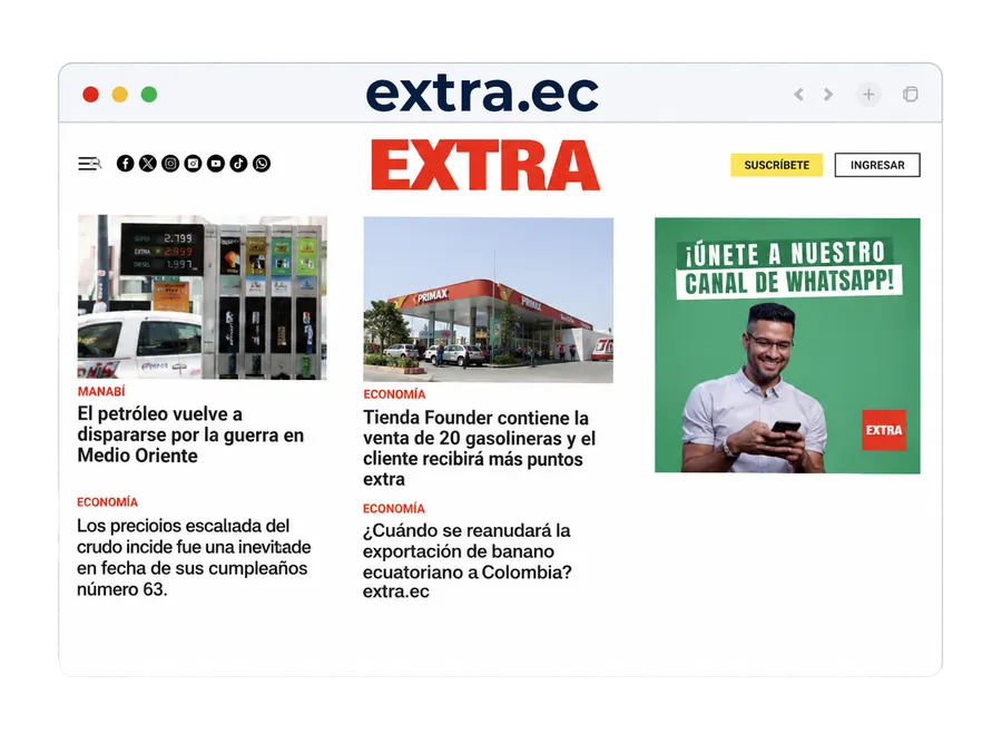 Ejemplo de sitio con dominio .ec